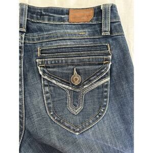 VIGOSS Collection Women's Dark Wash Low Rise Bootcut Jeans Size 5/6